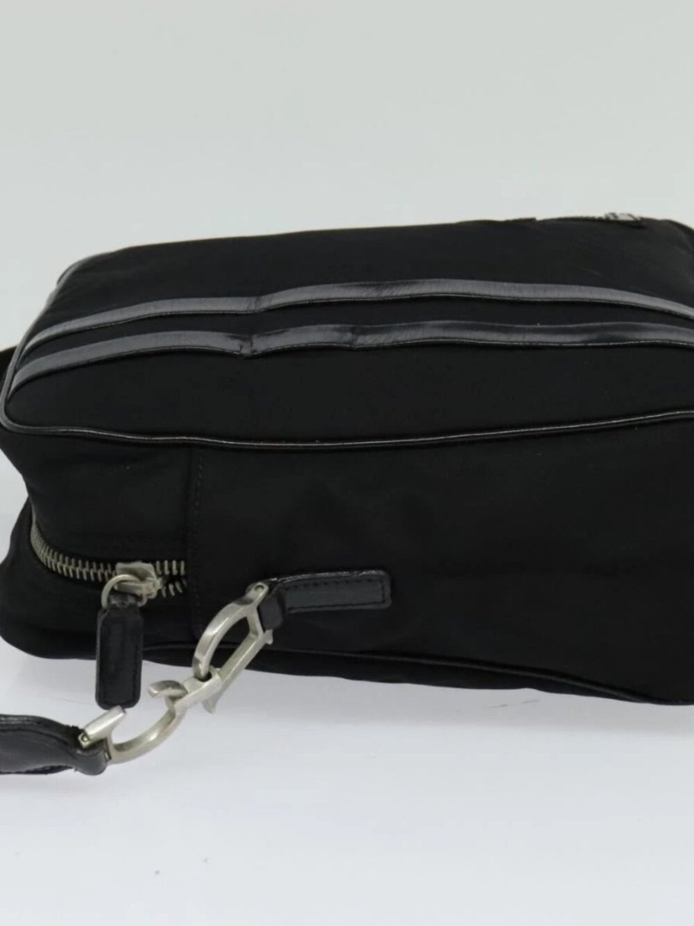 Christian Dior Shoulder Bag Nylon Black Auth bs24209 - Picture 3 of 15